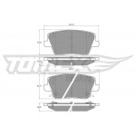 TOMEX Brakes Bremsbelagsatz, Scheibenbremse